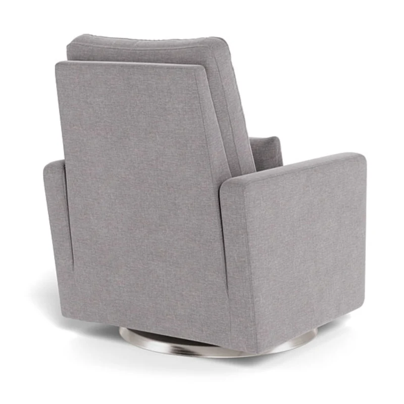 Fauteuil Berçant, Pivotant et Inclinable Matera - Pebble / Argent