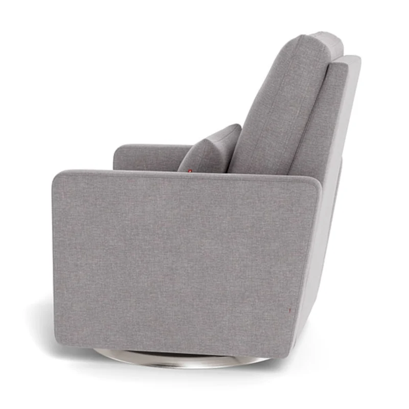Fauteuil Berçant, Pivotant et Inclinable Matera - Pebble / Argent