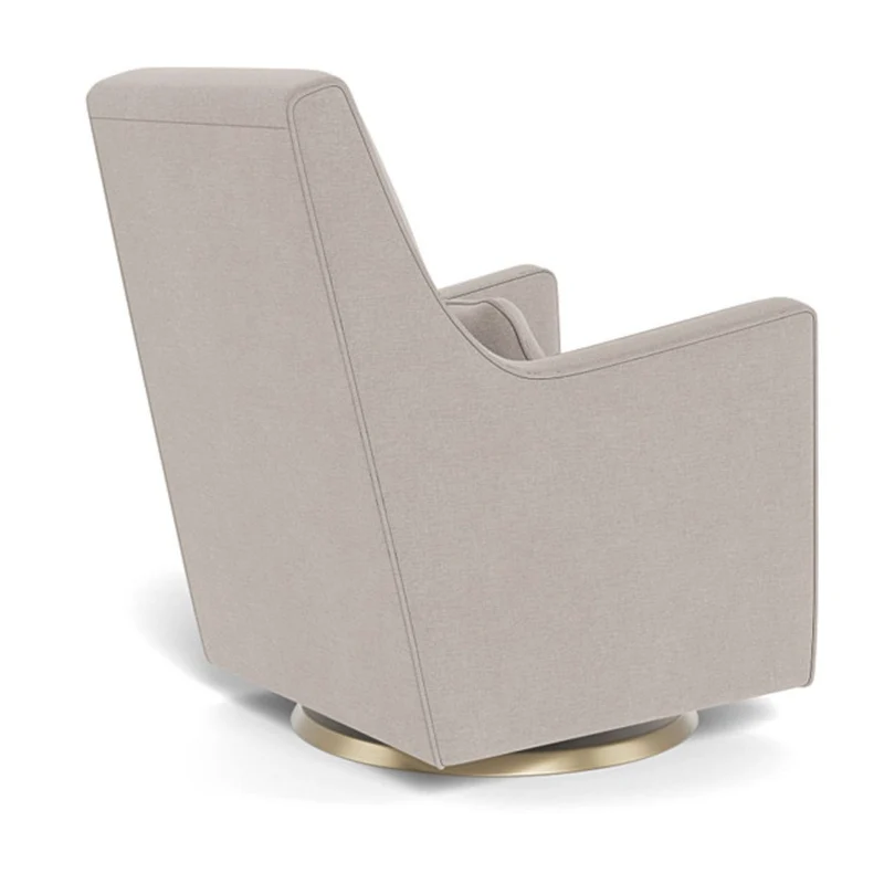Fauteuil Berçant et Pivotant Luca - Sand / Or