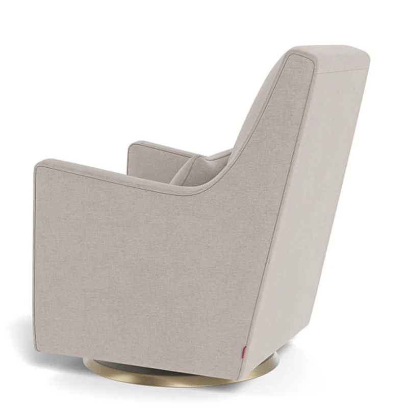 Fauteuil Berçant et Pivotant Luca - Sand / Or
