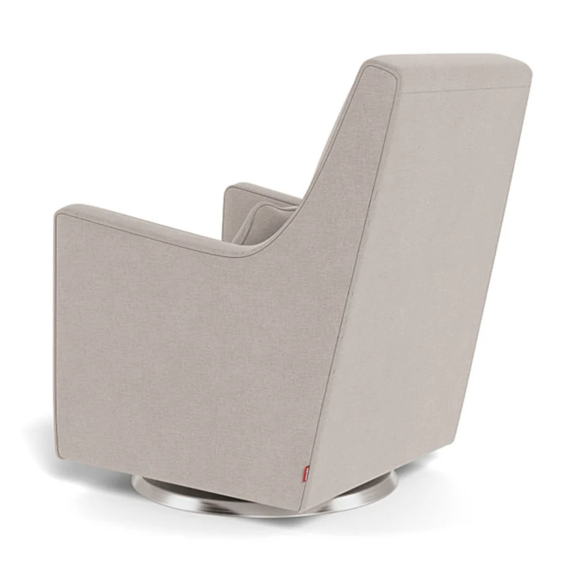 Fauteuil Berçant et Pivotant Luca - Sand / Argent