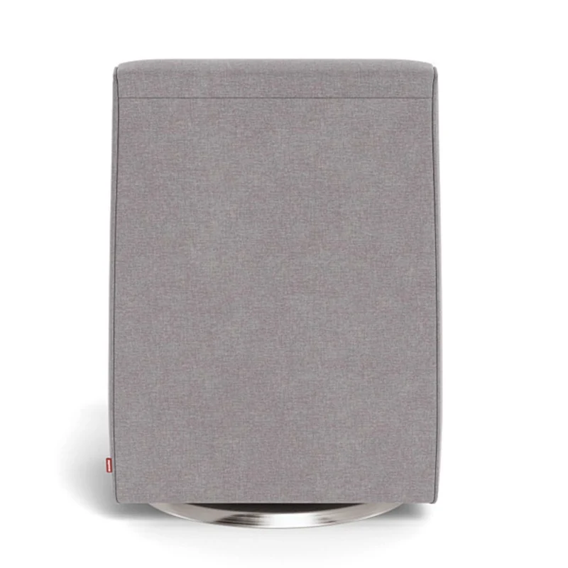 Fauteuil Berçant et Pivotant Luca - Pebble Gris / Argent