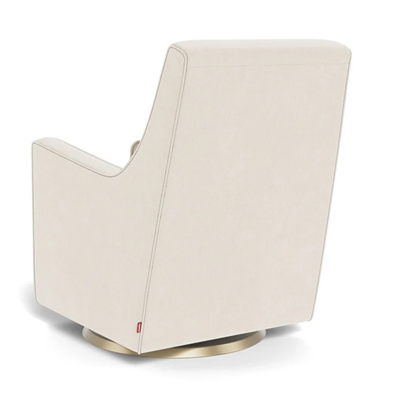 Fauteuil Berçant et Pivotant Luca - Dune / Or