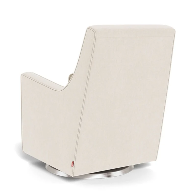 Fauteuil Berçant et Pivotant Luca - Dune / Argent