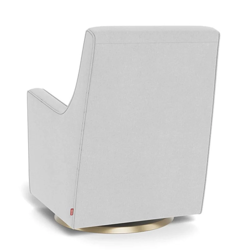 Fauteuil Berçant et Pivotant Luca - Ash / Or