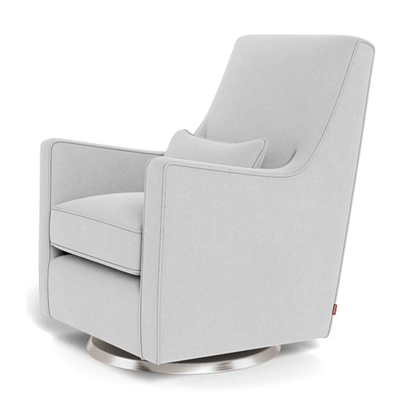 Fauteuil Berçant et Pivotant Luca - Ash / Argent