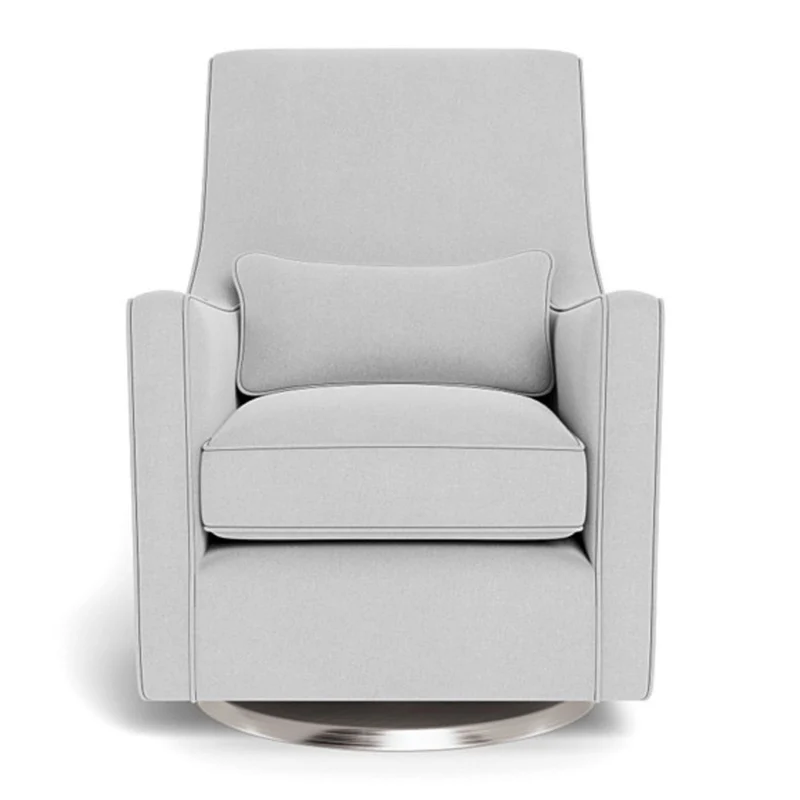 Fauteuil Berçant et Pivotant Luca - Ash / Argent