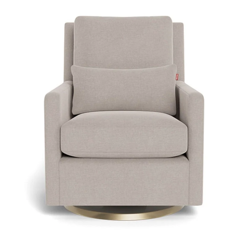 Fauteuil Berçant et Pivotant Como - Sand / Or