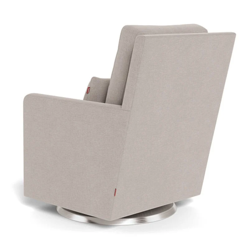 Fauteuil Berçant et Pivotant Como - Sand / Argent