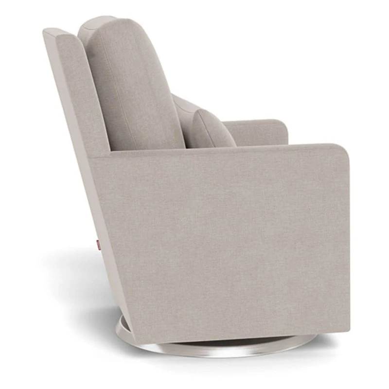 Fauteuil Berçant et Pivotant Como - Sand / Argent