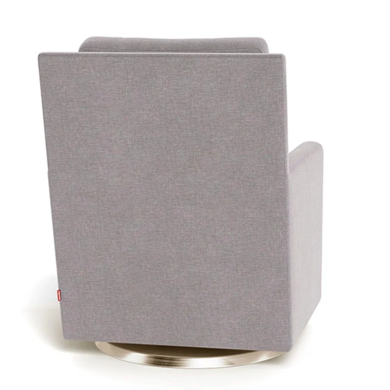 Fauteuil Berçant et Pivotant Como - Pepper Gris / Or