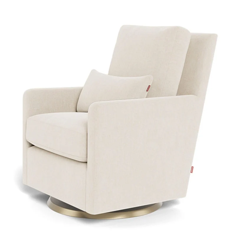 Fauteuil Berçant et Pivotant Como - Dune / Or