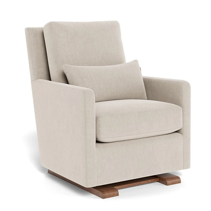 Fauteuil Berçant Como - Noyer / Dune