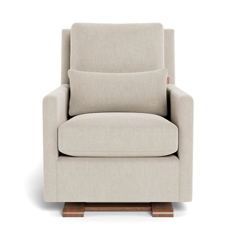 Fauteuil Berçant Como - Noyer / Dune