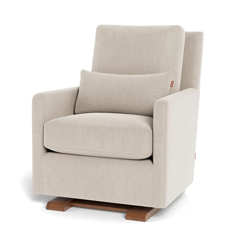 Fauteuil Berçant Como - Noyer / Dune