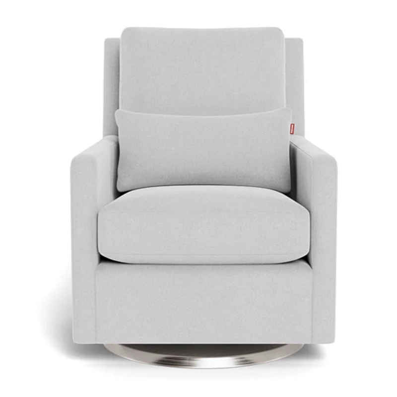 Fauteuil Berçant et Pivotant Como - Ash / Argent
