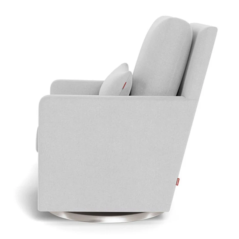 Fauteuil Berçant et Pivotant Como - Ash / Argent