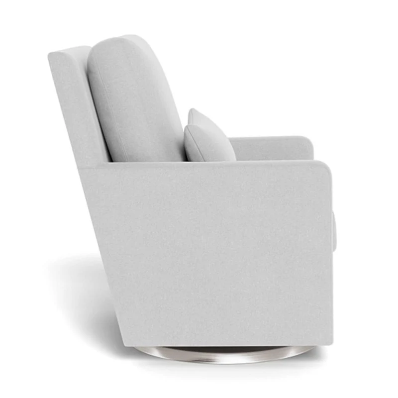 Fauteuil Berçant et Pivotant Como - Ash / Argent