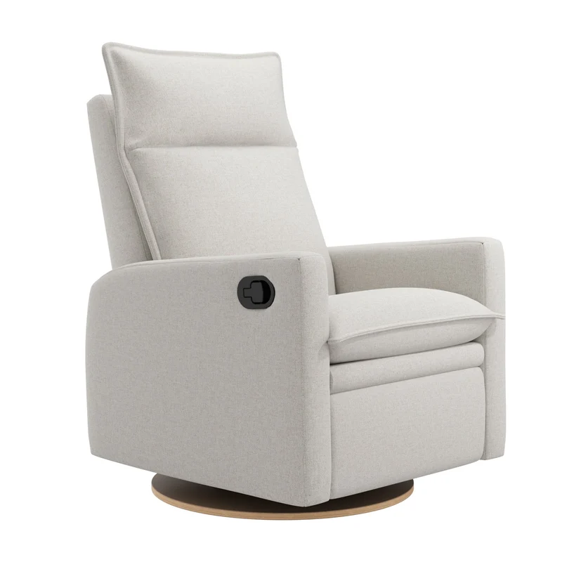 Fauteuil Berçant et Pivotant Arya - Tissu Anti-tache Alta™ 10