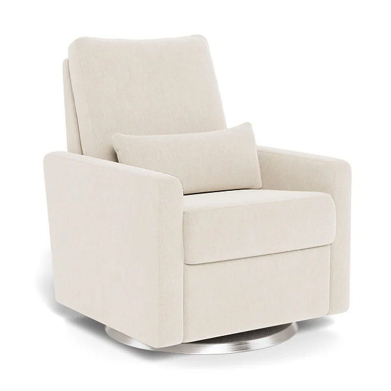 Fauteuil Berçant, Pivotant et Inclinable Matera - Dune / Argent