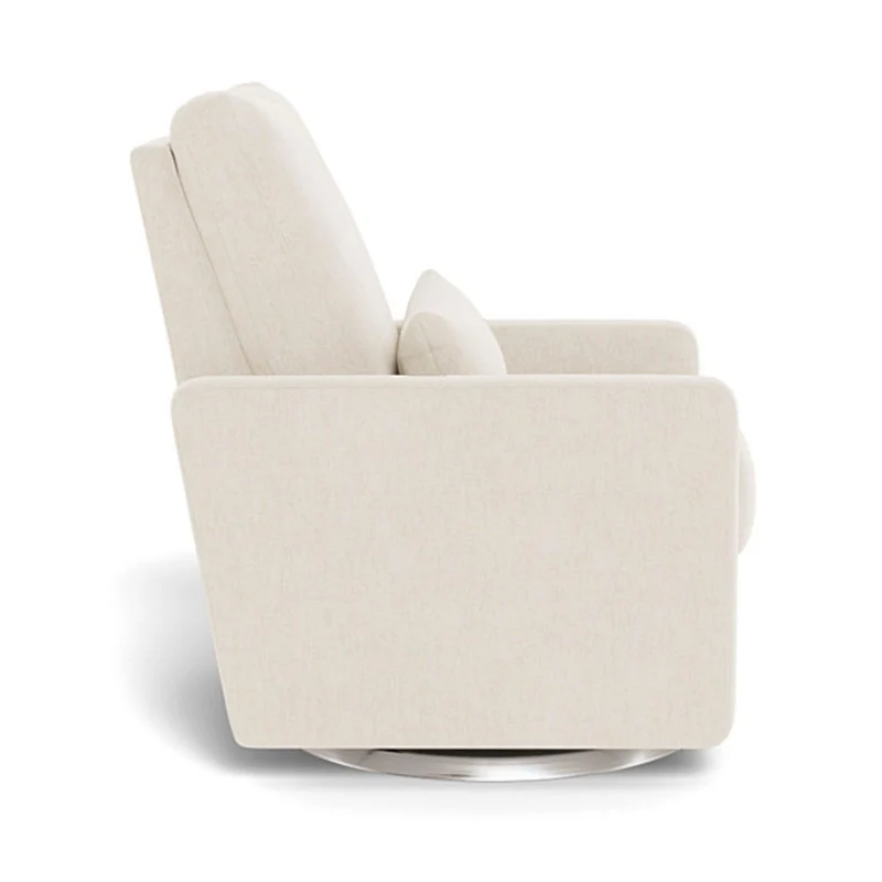 Fauteuil Berçant, Pivotant et Inclinable Matera - Dune / Argent