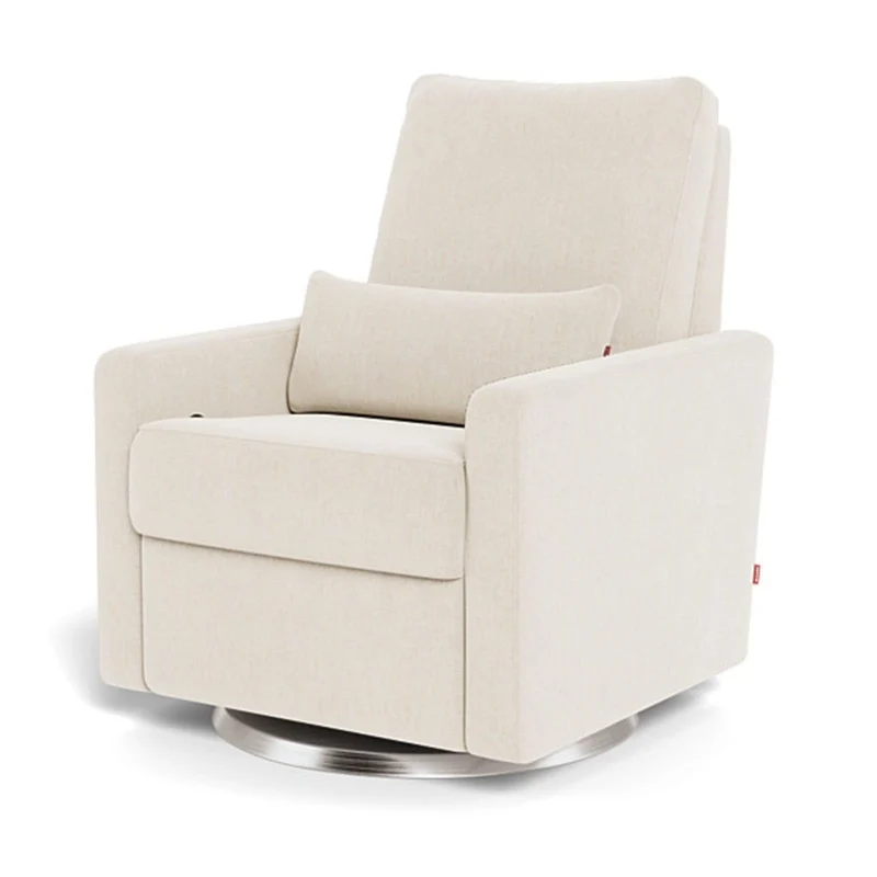 Fauteuil Berçant, Pivotant et Inclinable Matera - Dune / Argent