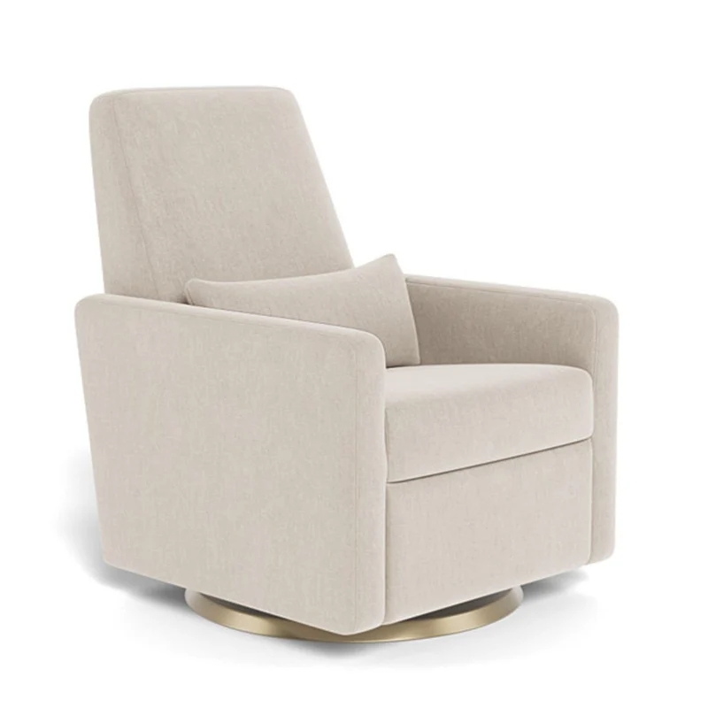 Fauteuil Pivotant Berçant et Inclinable Grano - Dune / Or
