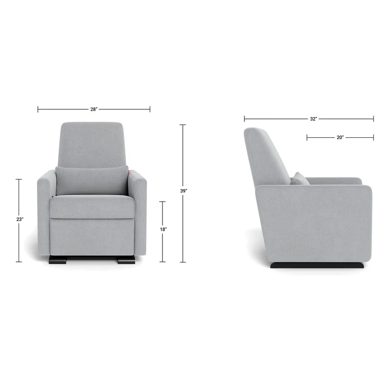 Fauteuil Berçant et Inclinable Grano - Espresso / Dune