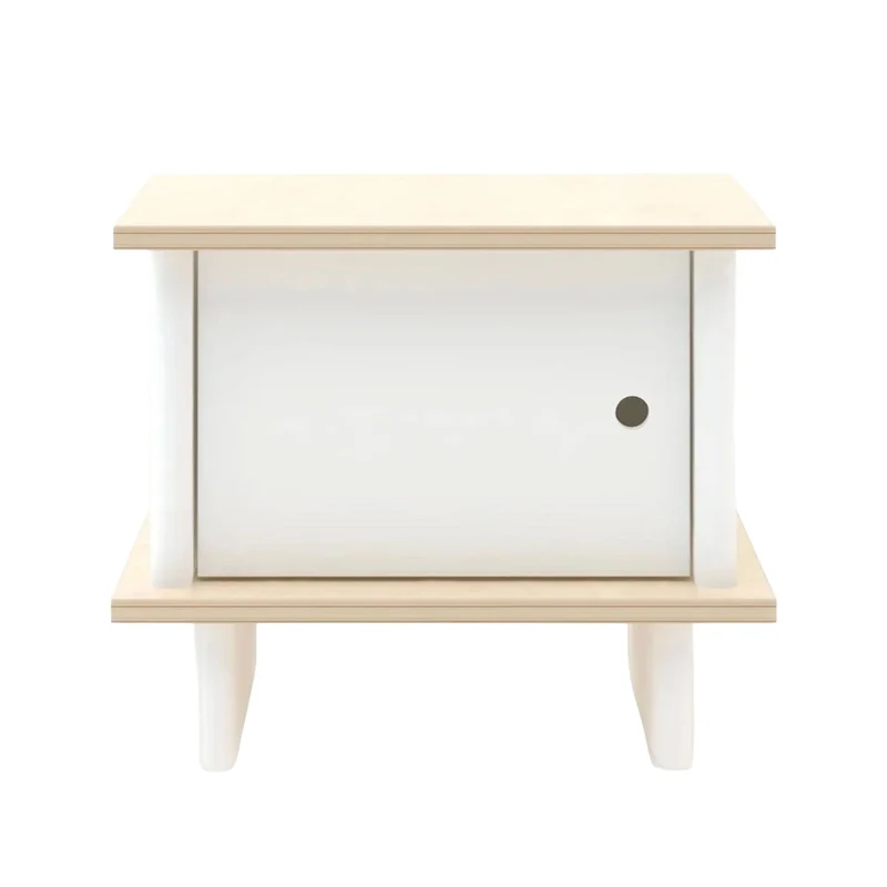 Table De Nuit ML - Blanc/ Naturel