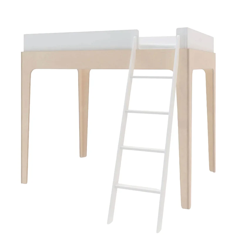 Lit Double Loft Perch - Naturel/ Blanc