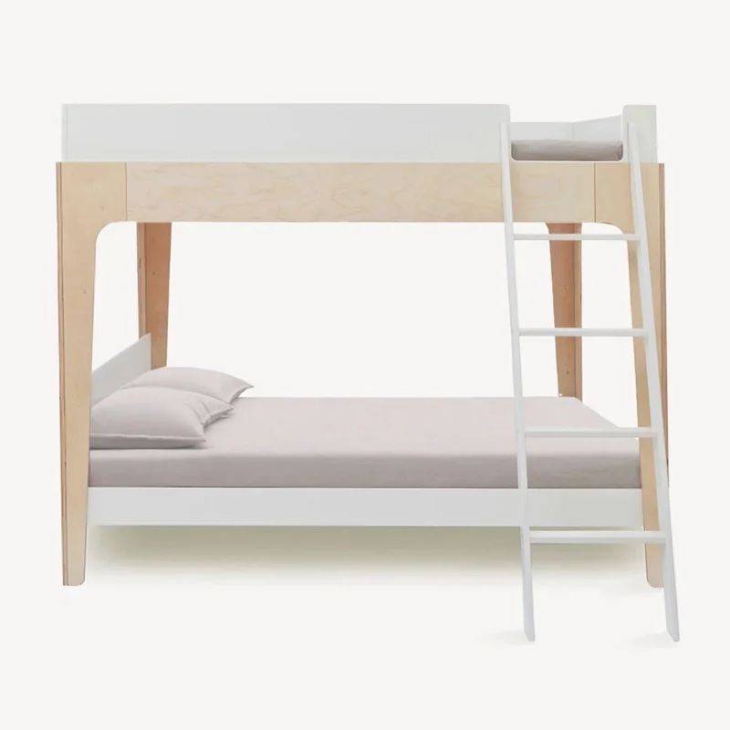 Lit Superposé Double Perch- Naturel/ Blanc