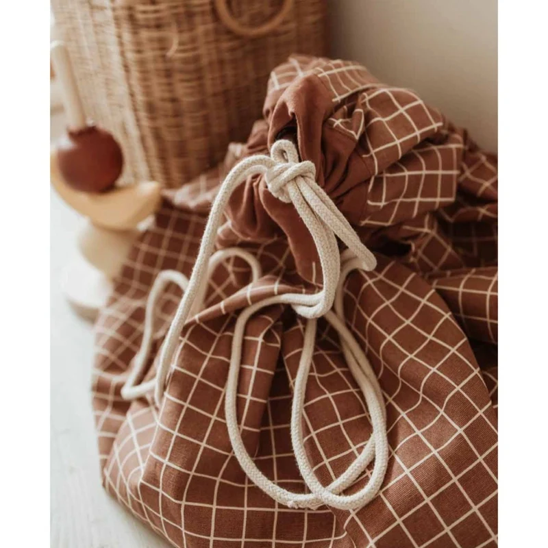 Tapis Play N go Rangement - Marron