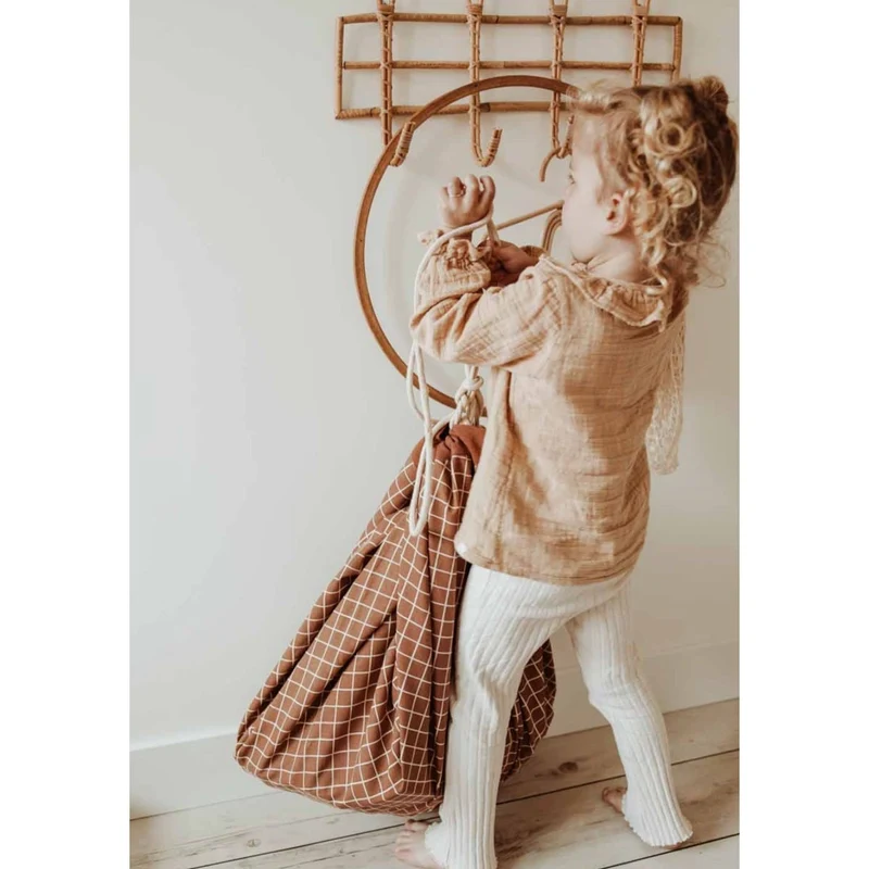 Tapis Play N go Rangement - Marron