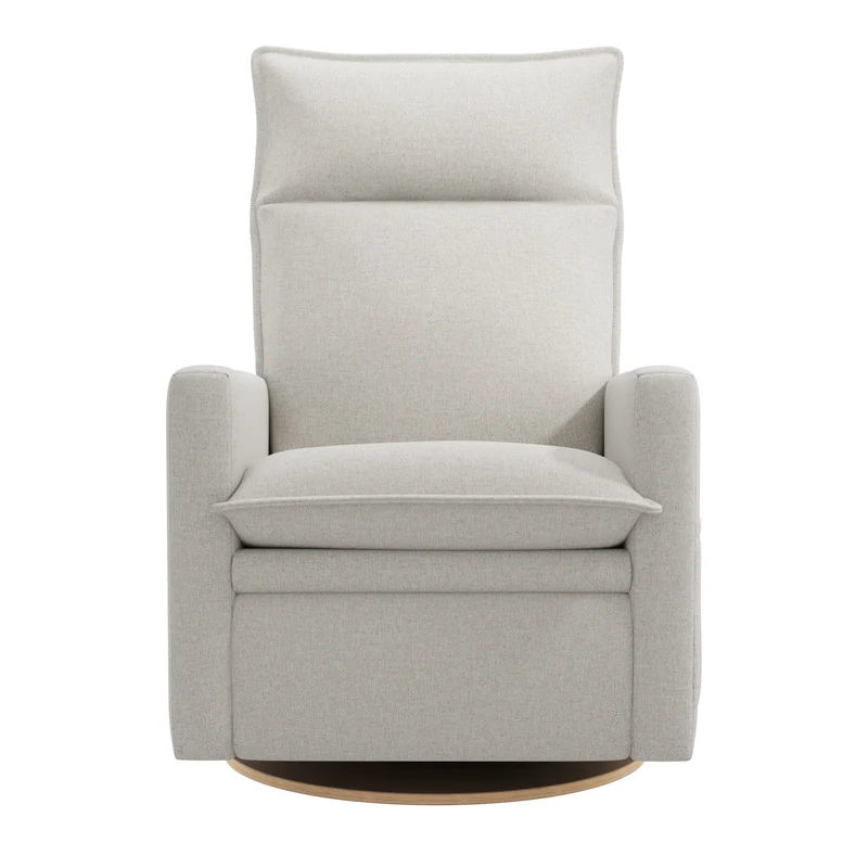 Fauteuil Berçant et Pivotant Arya avec Mécanisme Électrique - Tissu Anti-tache Alta™ 10