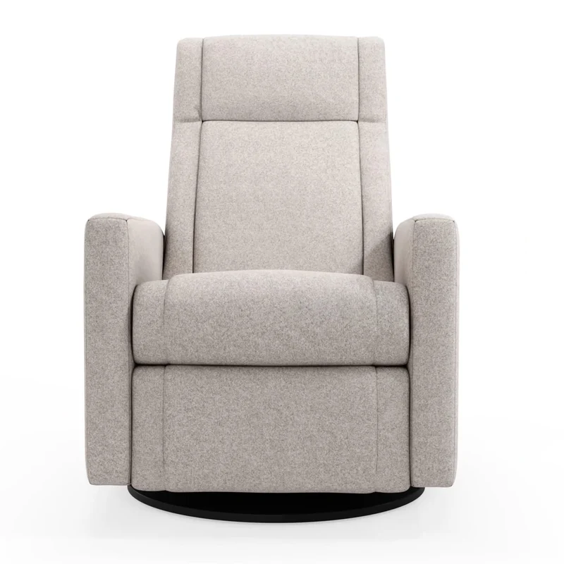 Fauteuil Berçant et Pivotant Nelly - Arlo Pearl / Noir