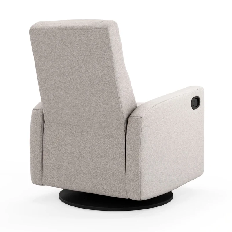 Fauteuil Berçant et Pivotant Nelly - Arlo Pearl / Noir