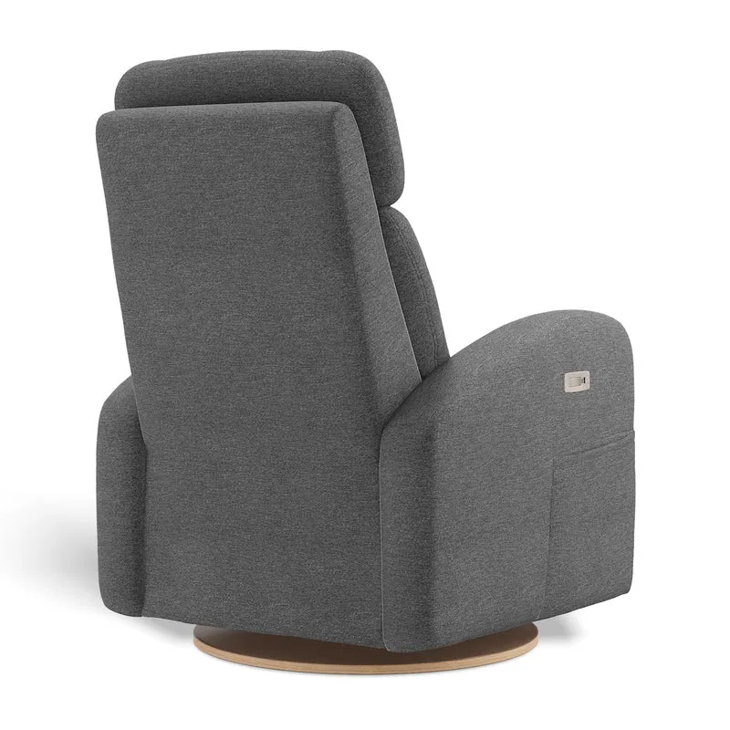 Fauteuil Berçant Inclinable Pivotant Hailey Nexus Charcoa avec Mécanisme Électrique