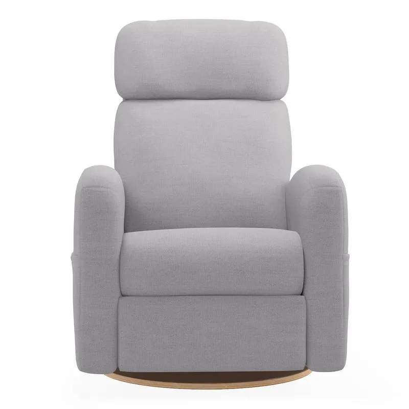 Fauteuil Berçant Inclinable Pivotant Hailey Como Dove Grey avec Mécanisme Électrique