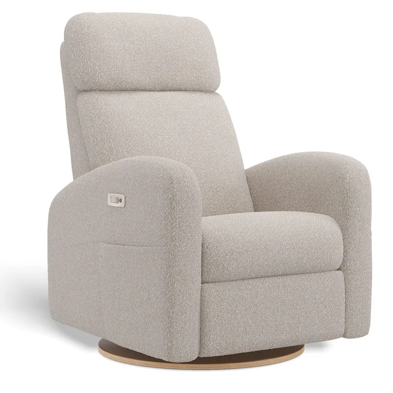 Fauteuil Berçant Inclinable Pivotant Hailey Beyond Sheep Vanilla avec Mécanisme Électrique
