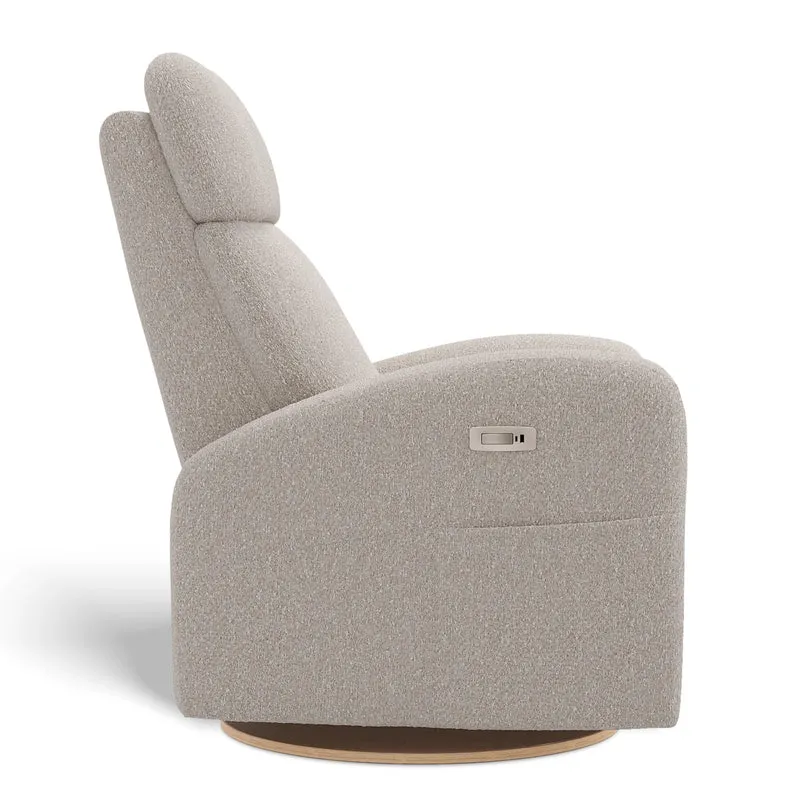 Fauteuil Berçant Inclinable Pivotant Hailey Beyond Sheep Vanilla avec Mécanisme Électrique