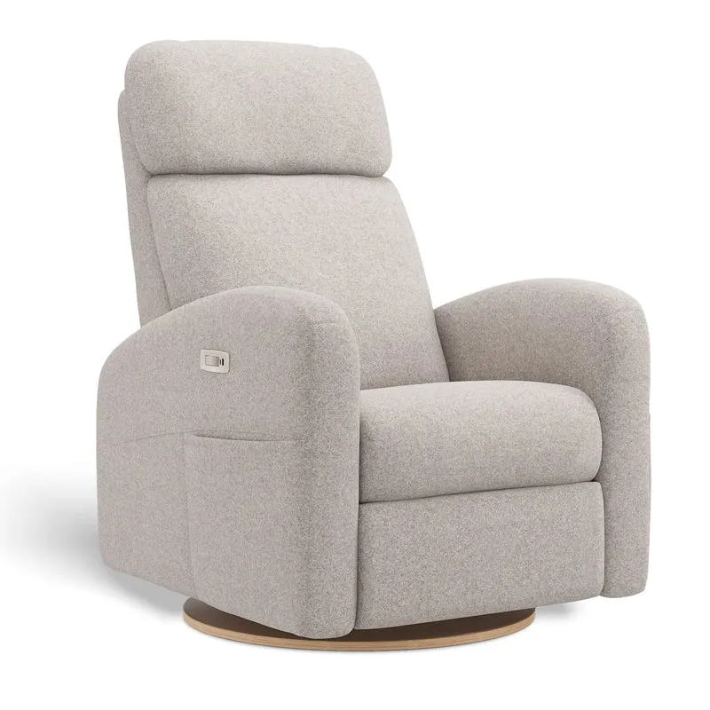 Fauteuil Berçant Inclinable Pivotant Hailey Arlo Pearl avec Mécanisme Électrique