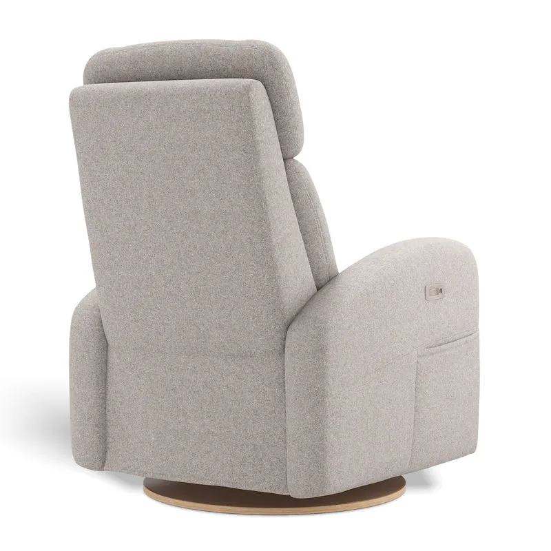 Fauteuil Berçant Inclinable Pivotant Hailey Arlo Pearl avec Mécanisme Électrique