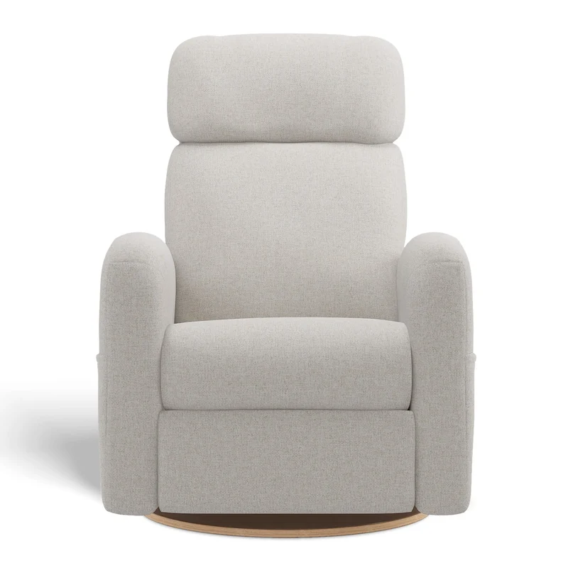 Fauteuil Berçant Inclinable Pivotant Hailey Alta™ 10 avec Mécanisme Électrique - Tissu Anti-tache Alta™ 10
