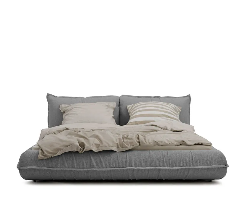 Tom Tailor PILLOW Bett mit Stauraum Boucléstoff
