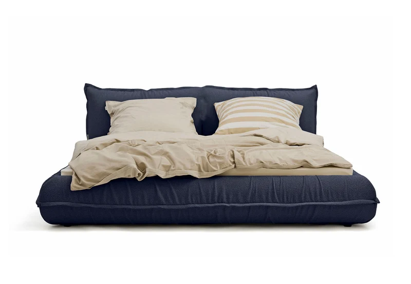 Tom Tailor PILLOW Bett mit Stauraum Boucléstoff