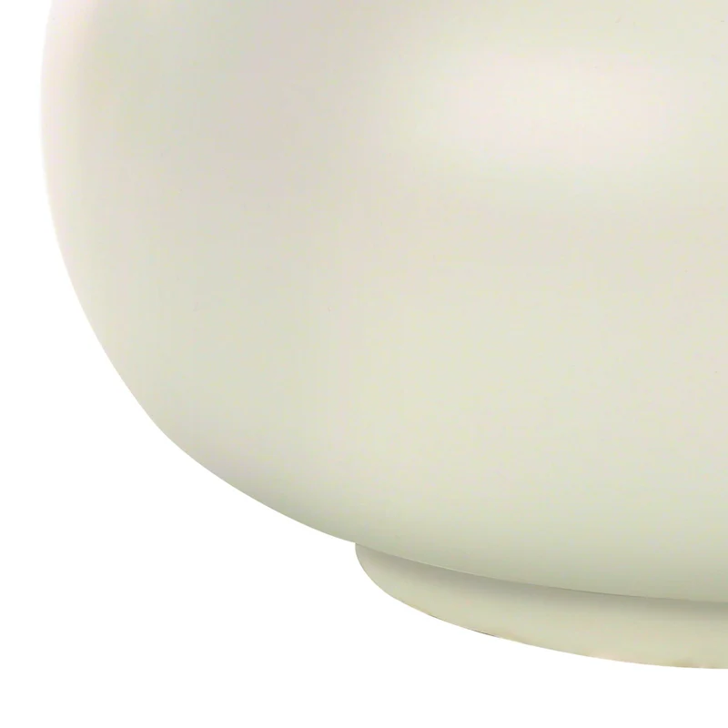 Lampe de table en céramique crème incurvée 25 po - I 9608