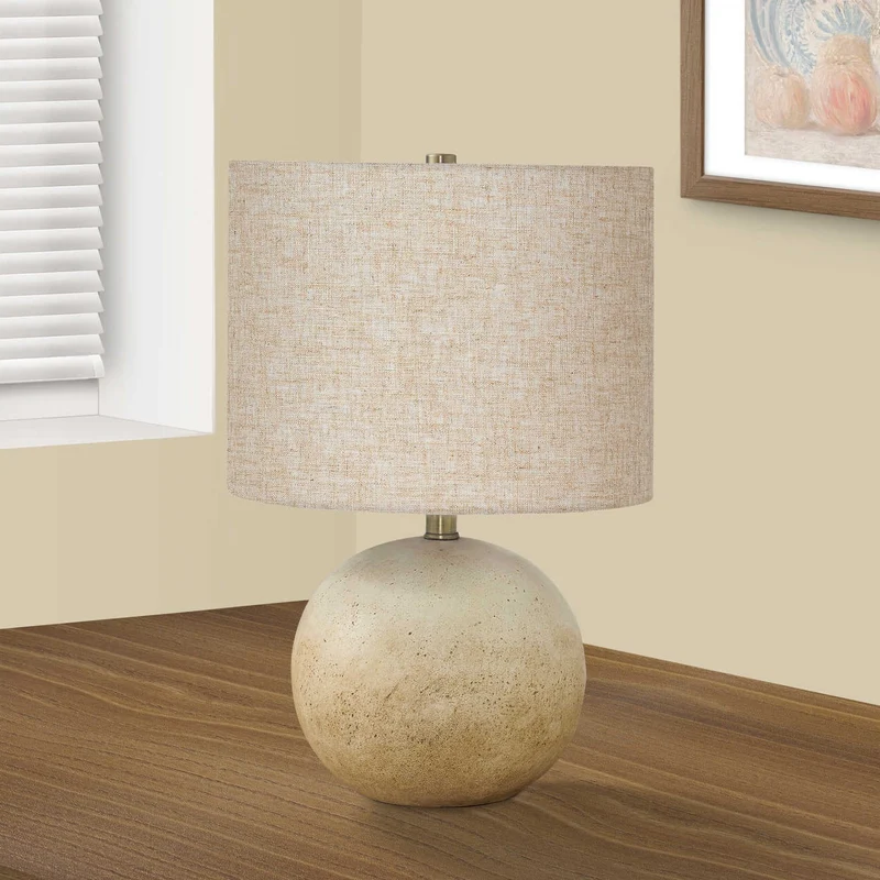 Lampe de table en béton texturé 20 po - I 9717-9718