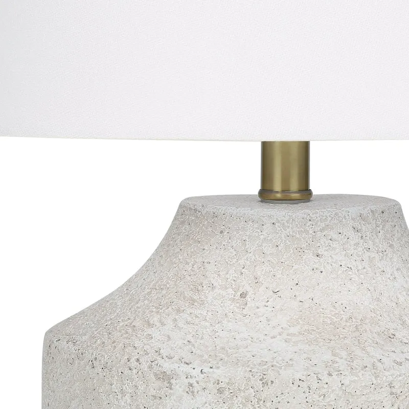 Lampe de table en béton texturé 20 po - I 9729-9730