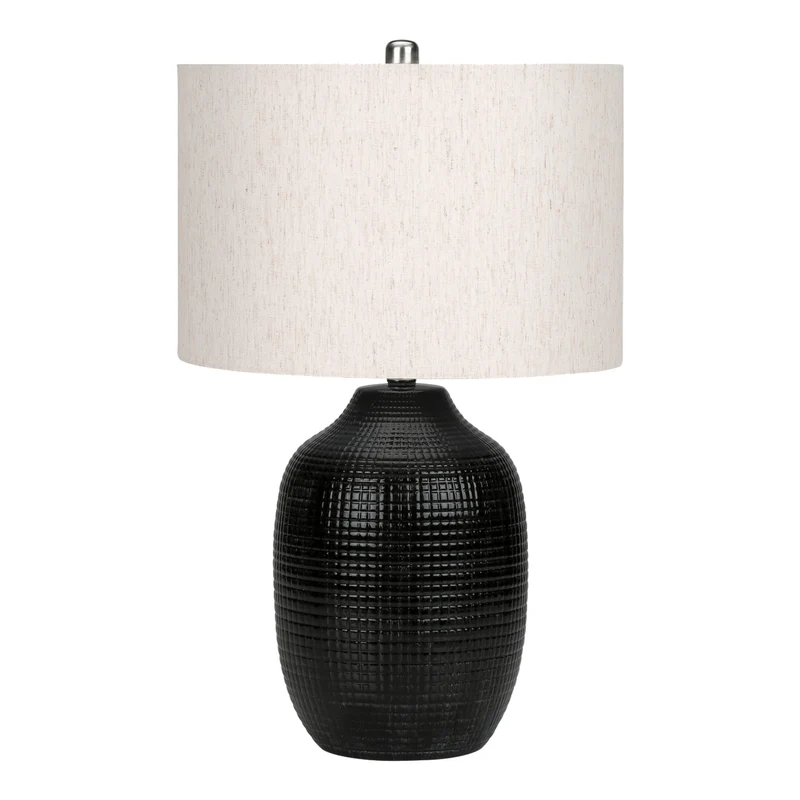 Lampe de table en céramique émaillée 26 po - I 9704-9705