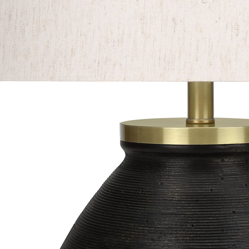 Lampe de table en béton texturé 25 po - I 9714-9715